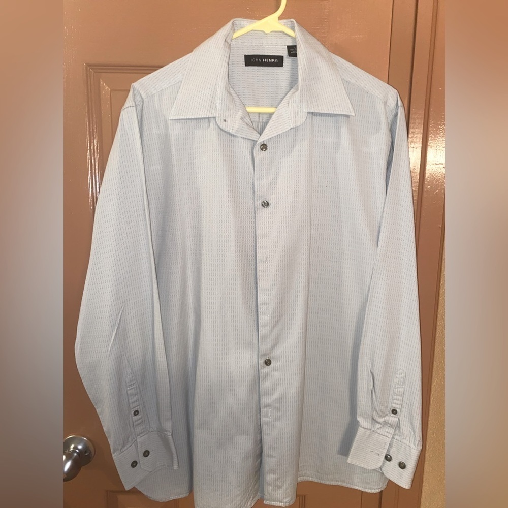 John Henry Shirt - EUC - Mens Large Dress Shirt